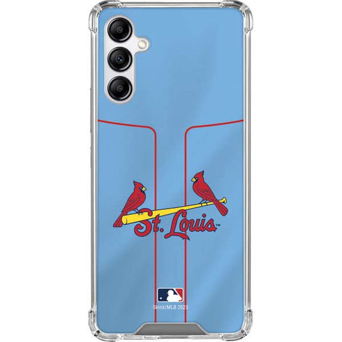 MLB St. Louis Cardinals Alternate/Away Jersey Galaxy A14 5G Clear Case