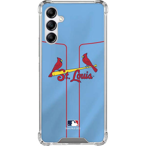 MLB St. Louis Cardinals Alternate/Away Jersey Galaxy A15 5G Clear Case