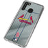 MLB St. Louis Cardinals Alternate/Away Jersey Galaxy A21 Clear Case