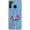 MLB St. Louis Cardinals Alternate/Away Jersey Galaxy A21 Clear Case
