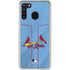 MLB St. Louis Cardinals Alternate/Away Jersey Galaxy A21 Clear Case
