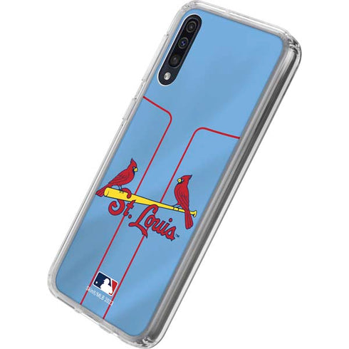 MLB St. Louis Cardinals Alternate/Away Jersey Galaxy A50 Clear Case