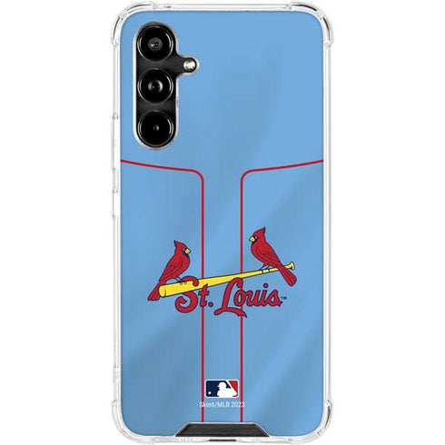 MLB St. Louis Cardinals Alternate/Away Jersey Galaxy A54 5G Clear Case
