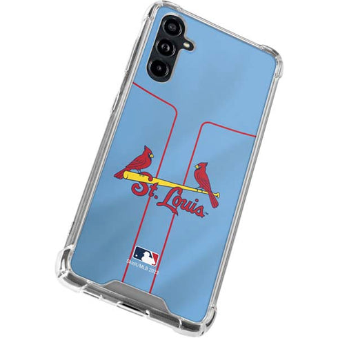 MLB St. Louis Cardinals Alternate/Away Jersey Galaxy A54 5G Clear Case