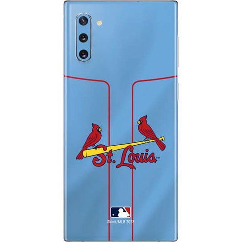 MLB St. Louis Cardinals Alternate/Away Jersey Galaxy Note 10 Skin