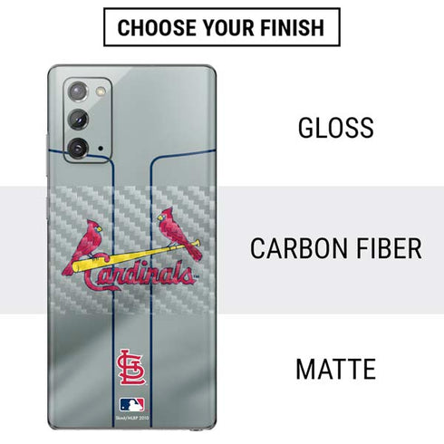 MLB St. Louis Cardinals Alternate/Away Jersey Galaxy Note20 5G Skin