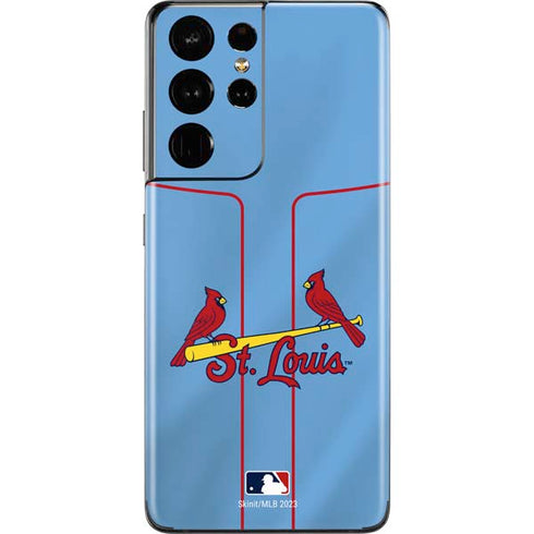 MLB St. Louis Cardinals Alternate/Away Jersey Galaxy S21 Ultra 5G Skin