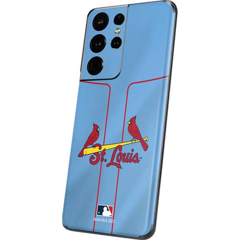 MLB St. Louis Cardinals Alternate/Away Jersey Galaxy S21 Ultra 5G Skin