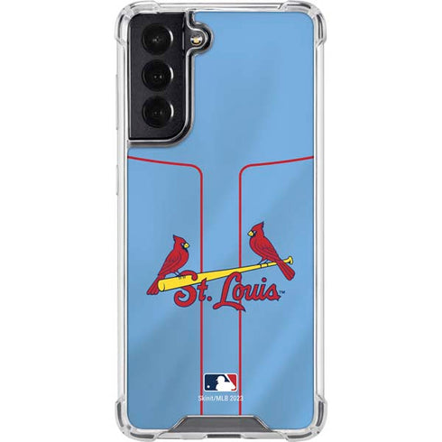 MLB St. Louis Cardinals Alternate/Away Jersey Galaxy S22 Clear Case