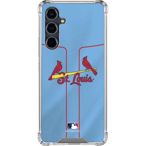 MLB St. Louis Cardinals Alternate/Away Jersey Galaxy S23 FE Clear Case