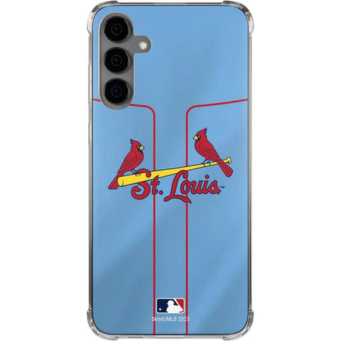 MLB St. Louis Cardinals Alternate/Away Jersey Galaxy S24 Plus Clear Case