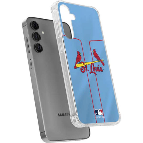 MLB St. Louis Cardinals Alternate/Away Jersey Galaxy S24 Plus Clear Case