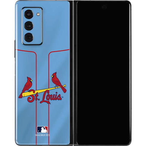MLB St. Louis Cardinals Alternate/Away Jersey Galaxy Z Fold2 5G Skin
