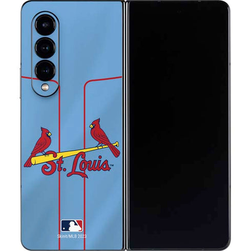 MLB St. Louis Cardinals Alternate/Away Jersey Galaxy Z Fold4 5G Skin