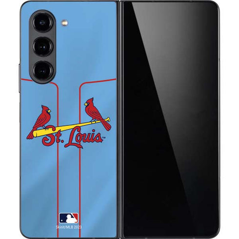 MLB St. Louis Cardinals Alternate/Away Jersey Galaxy Z Fold5 5G Skin