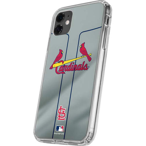 MLB St. Louis Cardinals Alternate/Away Jersey iPhone 11 Clear Case