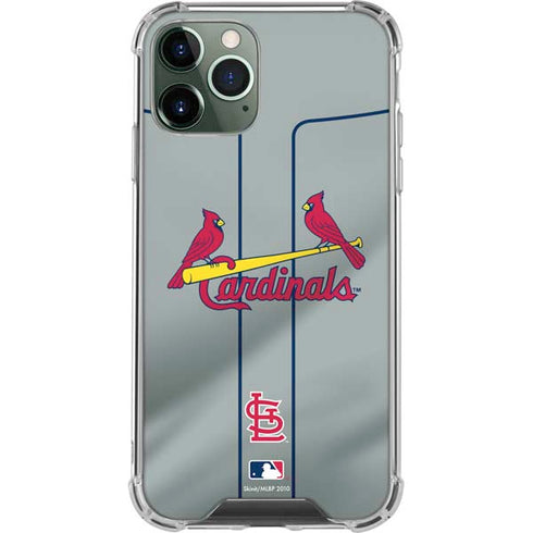 MLB St. Louis Cardinals Alternate/Away Jersey iPhone 11 Pro Max Clear Case