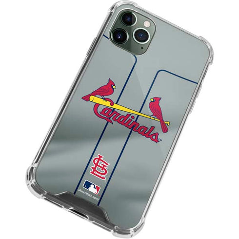 MLB St. Louis Cardinals Alternate/Away Jersey iPhone 11 Pro Max Clear Case