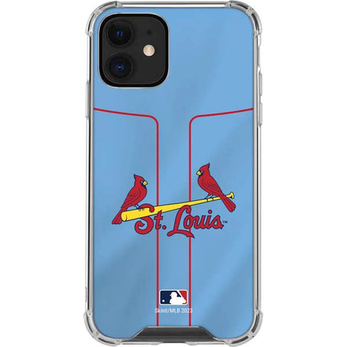 MLB St. Louis Cardinals Alternate/Away Jersey iPhone 12 Mini Clear Case