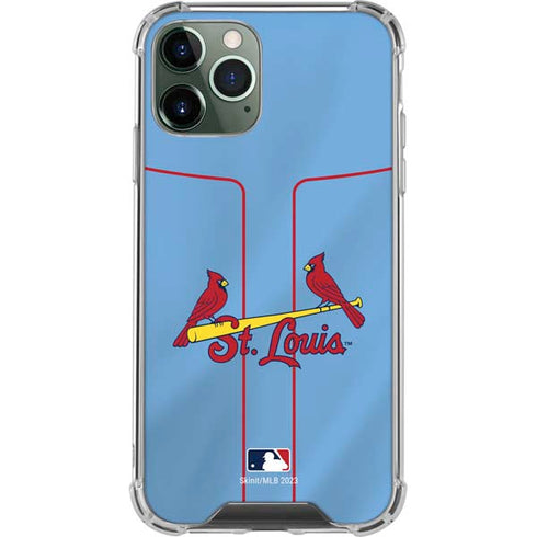 MLB St. Louis Cardinals Alternate/Away Jersey iPhone 12 Pro Clear Case