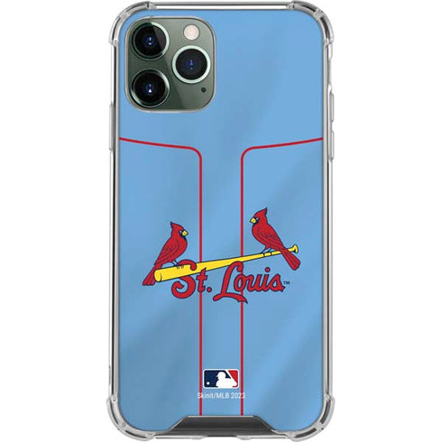MLB St. Louis Cardinals Alternate/Away Jersey iPhone 12 Pro Max Clear Case