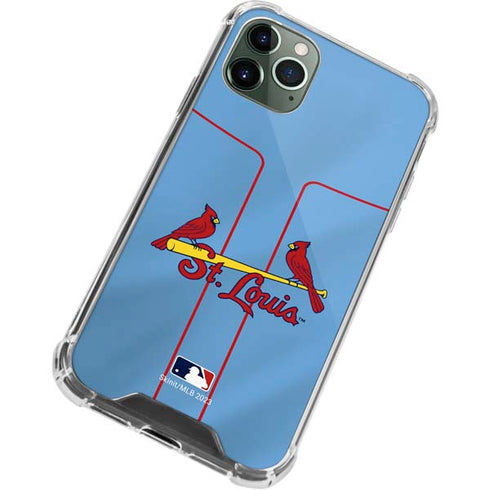 MLB St. Louis Cardinals Alternate/Away Jersey iPhone 12 Pro Max Clear Case