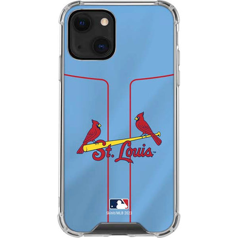 MLB St. Louis Cardinals Alternate/Away Jersey iPhone 14 Clear Case