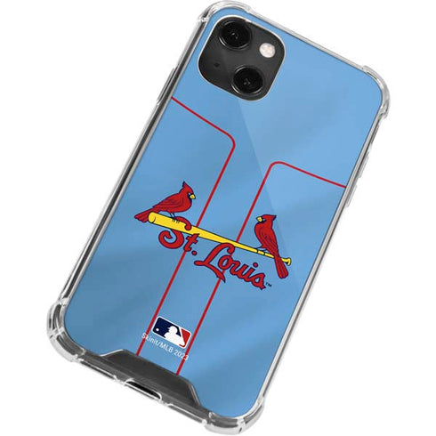 MLB St. Louis Cardinals Alternate/Away Jersey iPhone 15 Plus Clear Case