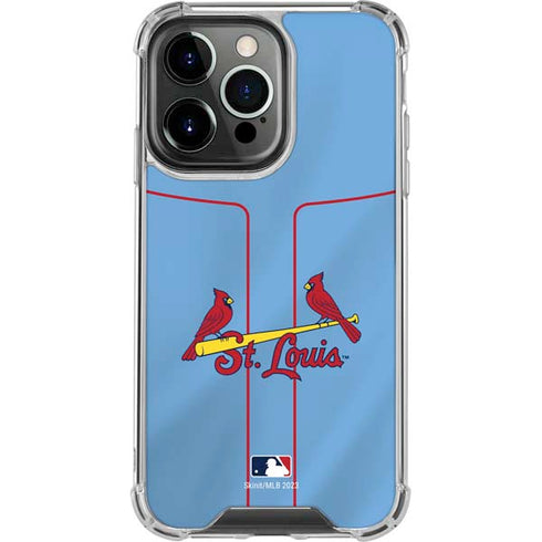 MLB St. Louis Cardinals Alternate/Away Jersey iPhone 14 Pro Clear Case