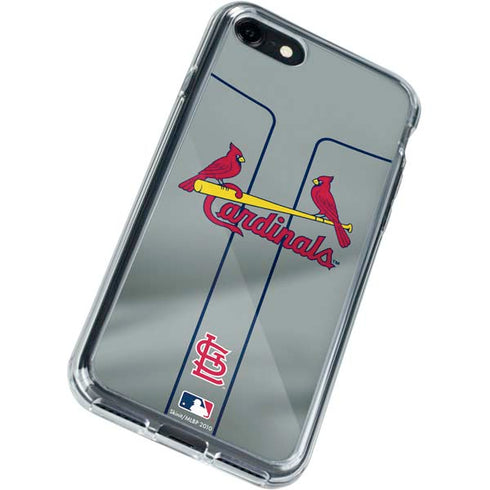 MLB St. Louis Cardinals Alternate/Away Jersey iPhone SE (2nd & 3rd Gen) Clear Case