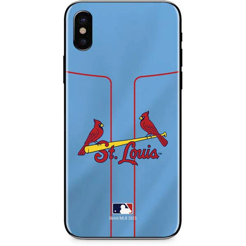 MLB St. Louis Cardinals Alternate/Away Jersey iPhone X Skin
