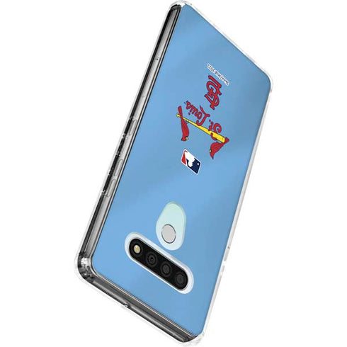 MLB St. Louis Cardinals Alternate/Away Jersey LG Stylo 6 Clear Case