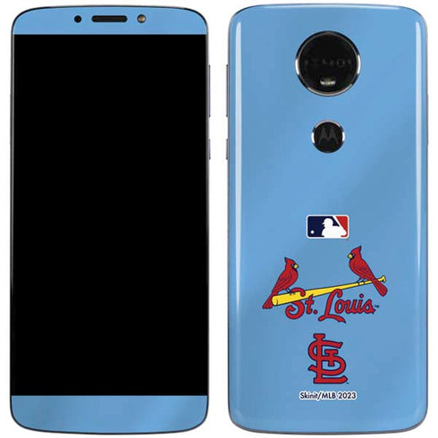 MLB St. Louis Cardinals Alternate/Away Jersey Moto E5 Plus Skin
