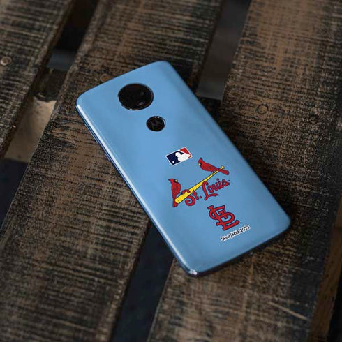 MLB St. Louis Cardinals Alternate/Away Jersey Moto E5 Plus Skin