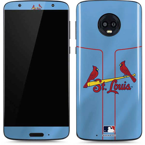 MLB St. Louis Cardinals Alternate/Away Jersey Moto G6 Skin