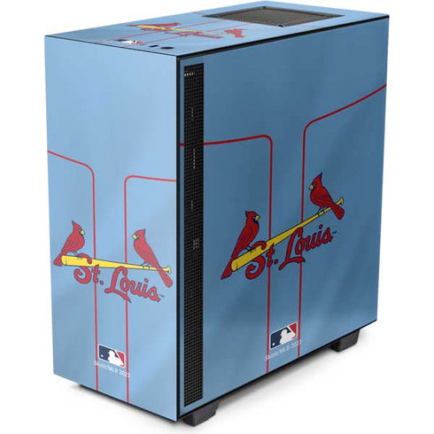 MLB St. Louis Cardinals Alternate/Away Jersey NZXT H510 Compact ATX Mid-Tower Case Skin