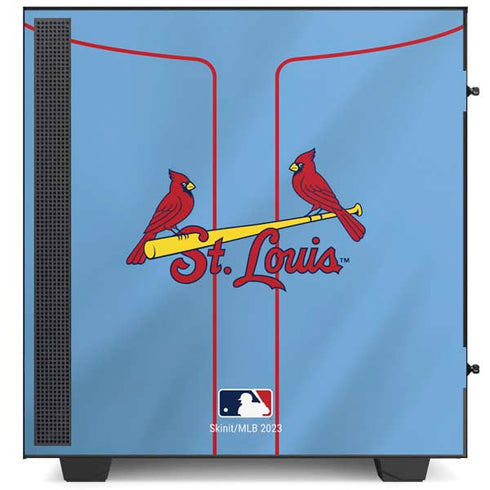 MLB St. Louis Cardinals Alternate/Away Jersey NZXT H510 Compact ATX Mid-Tower Case Skin