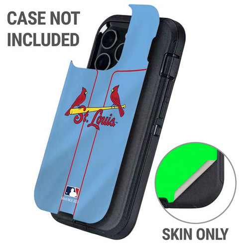 MLB St. Louis Cardinals Alternate/Away Jersey Otterbox Defender iPhone Skin