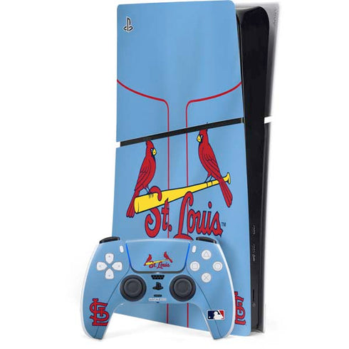 MLB St. Louis Cardinals Alternate/Away Jersey PS5 Slim Digital Edition Console Skin