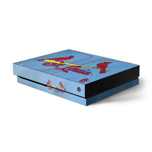 MLB St. Louis Cardinals Alternate/Away Jersey Xbox One X Console Skin