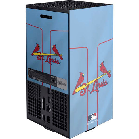 MLB St. Louis Cardinals Alternate/Away Jersey Xbox Series X Console Skin
