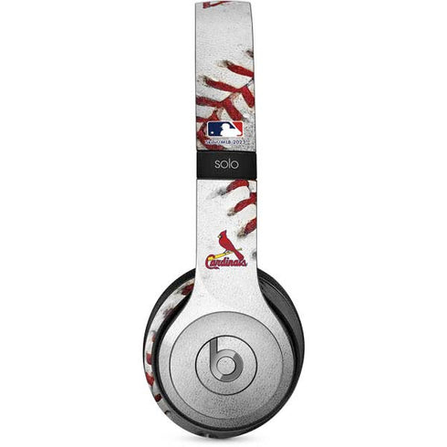 MLB St. Louis Cardinals Game Ball Beats Solo 2 Wired Skin