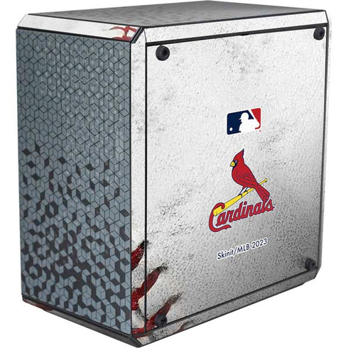 MLB St. Louis Cardinals Game Ball Cooler Master MasterBox Q300L Mini Tower Skin