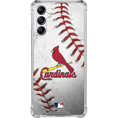 MLB St. Louis Cardinals Game Ball Galaxy A14 5G Clear Case
