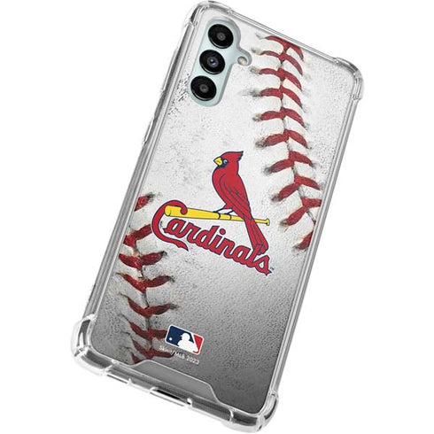MLB St. Louis Cardinals Game Ball Galaxy A14 5G Clear Case