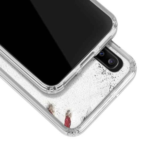 MLB St. Louis Cardinals Game Ball Galaxy A20 Clear Case