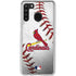 MLB St. Louis Cardinals Game Ball Galaxy A21 Clear Case