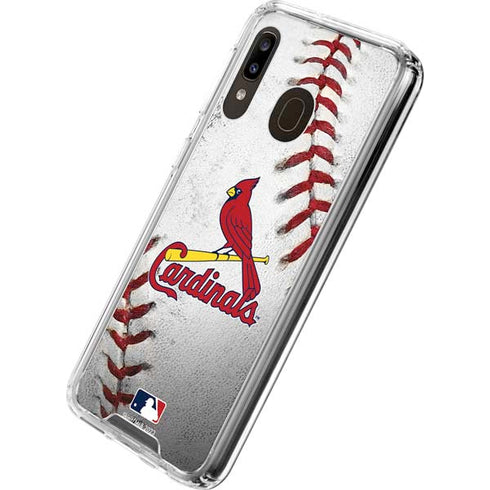 MLB St. Louis Cardinals Game Ball Galaxy A30 Clear Case