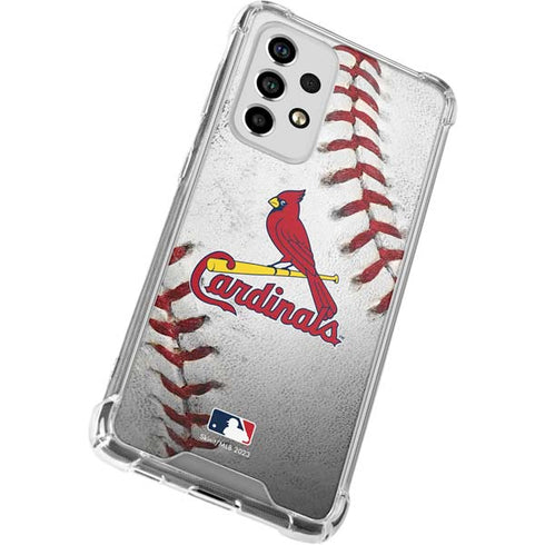 MLB St. Louis Cardinals Game Ball Galaxy A53 5G Clear Case