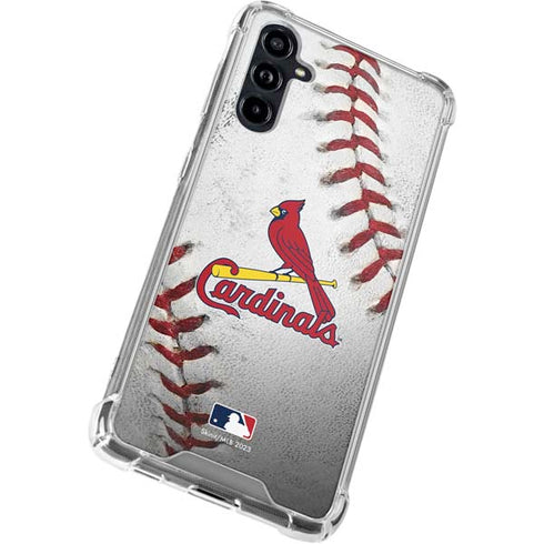 MLB St. Louis Cardinals Game Ball Galaxy A54 5G Clear Case